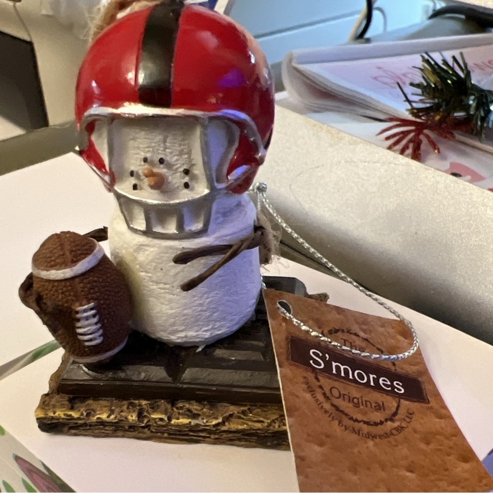The Original Smores Football Christmas Ornament Smores Sports Gift NEW NWT  2015